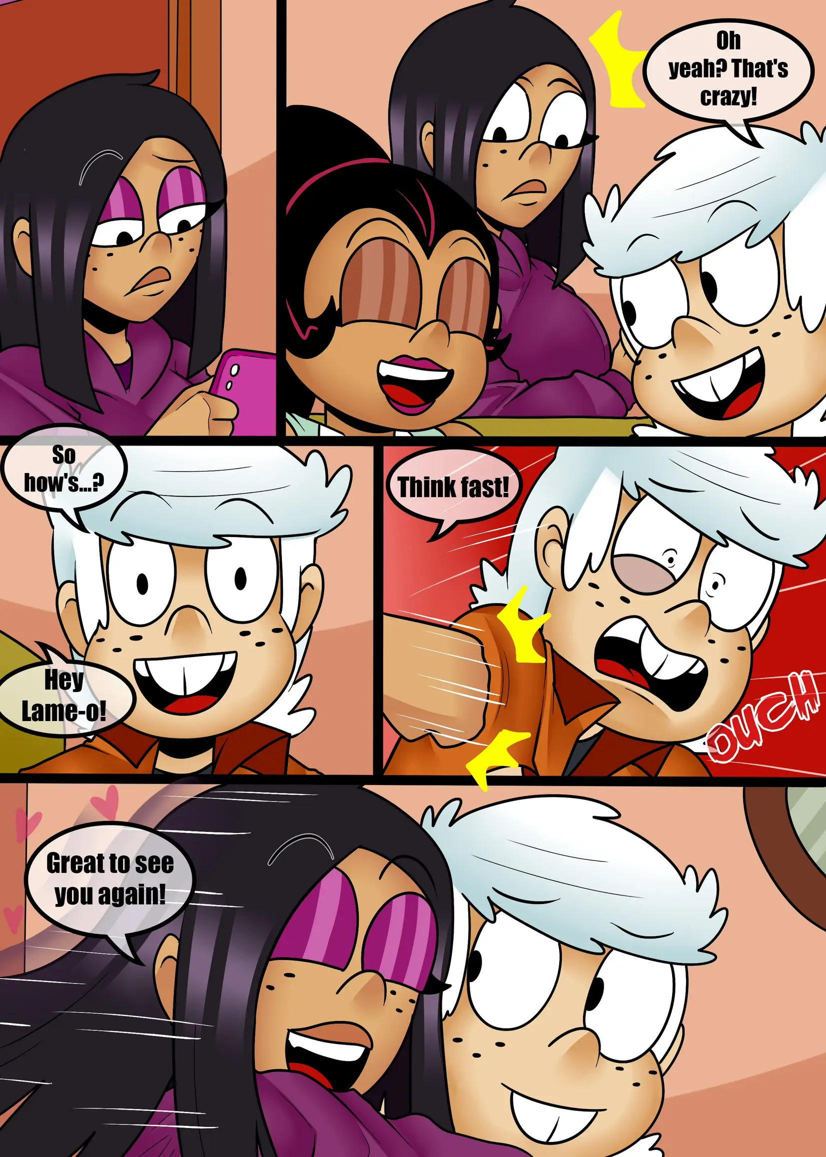 Louds In The Club (The Loud House) - 3 . Louds in the club - Chapter 3 [Zaicomaster14] - Page 8