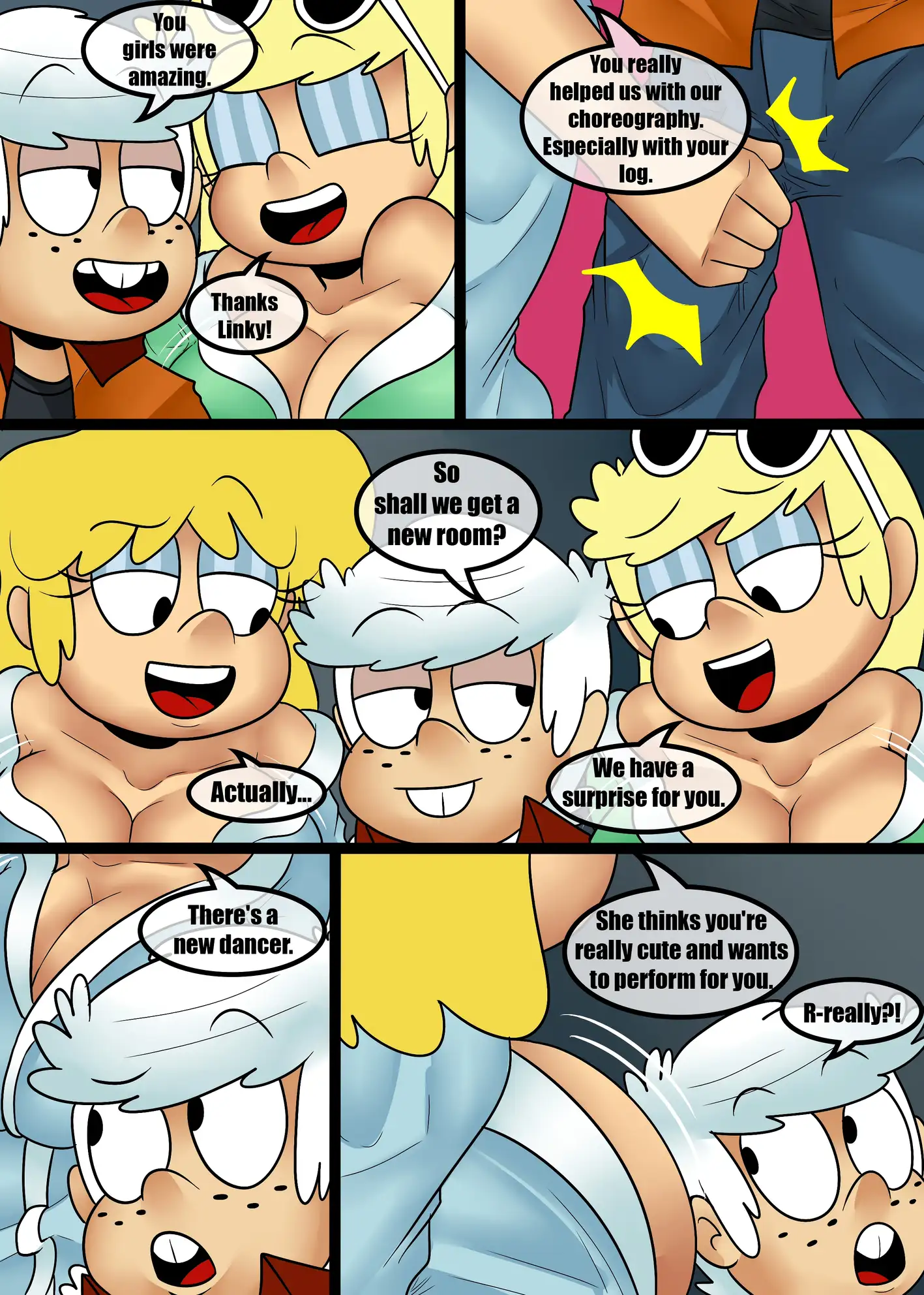 Louds In The Club (The Loud House) - 2 . Louds in the club - Chapter 2 [Zaicomaster14] - Page 14