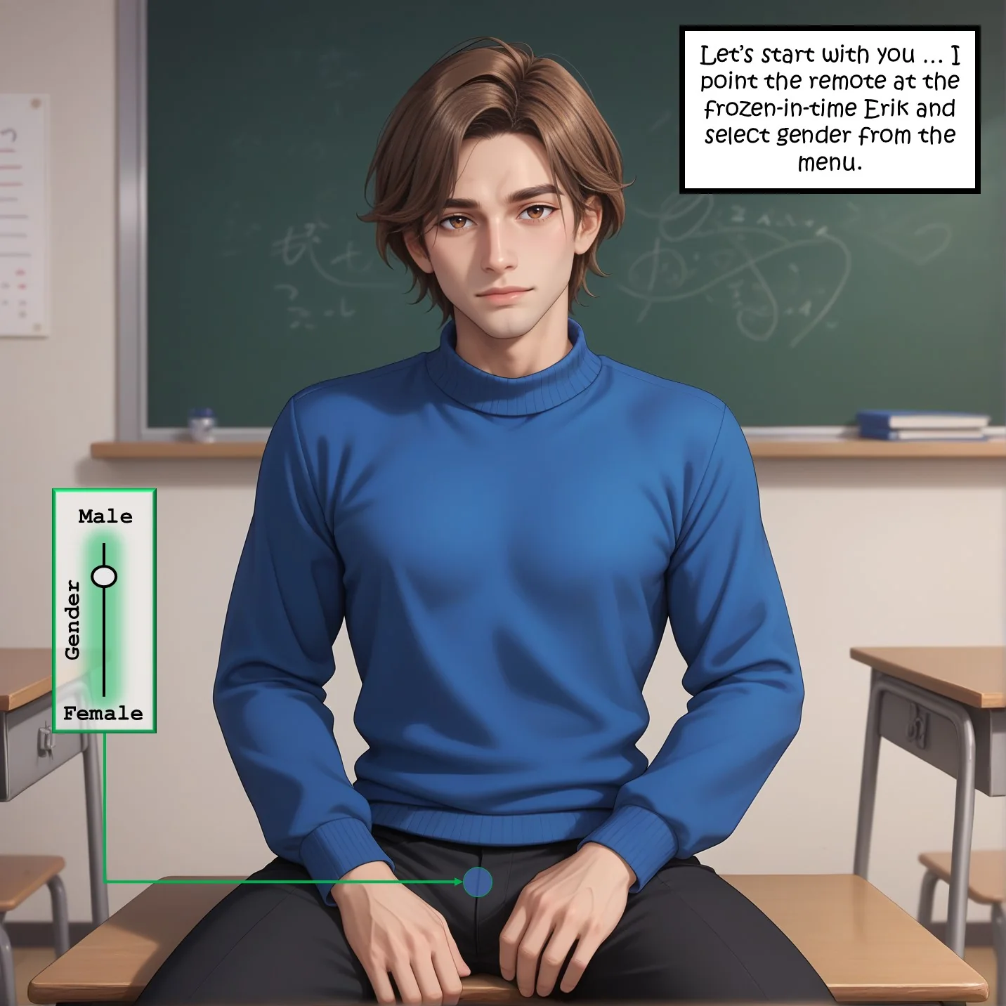 Remote Controlled [AI Gen] - 3. Remote Controlled EX 02 - For the Class - Page 7