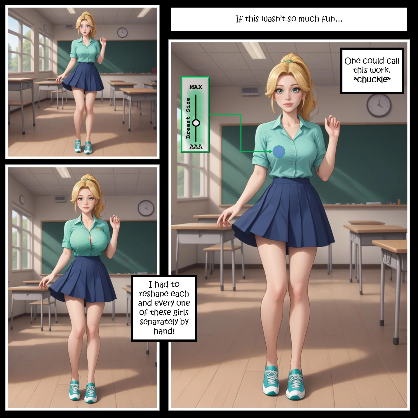 Remote Controlled [AI Gen] - 3. Remote Controlled EX 02 - For the Class - Page 34