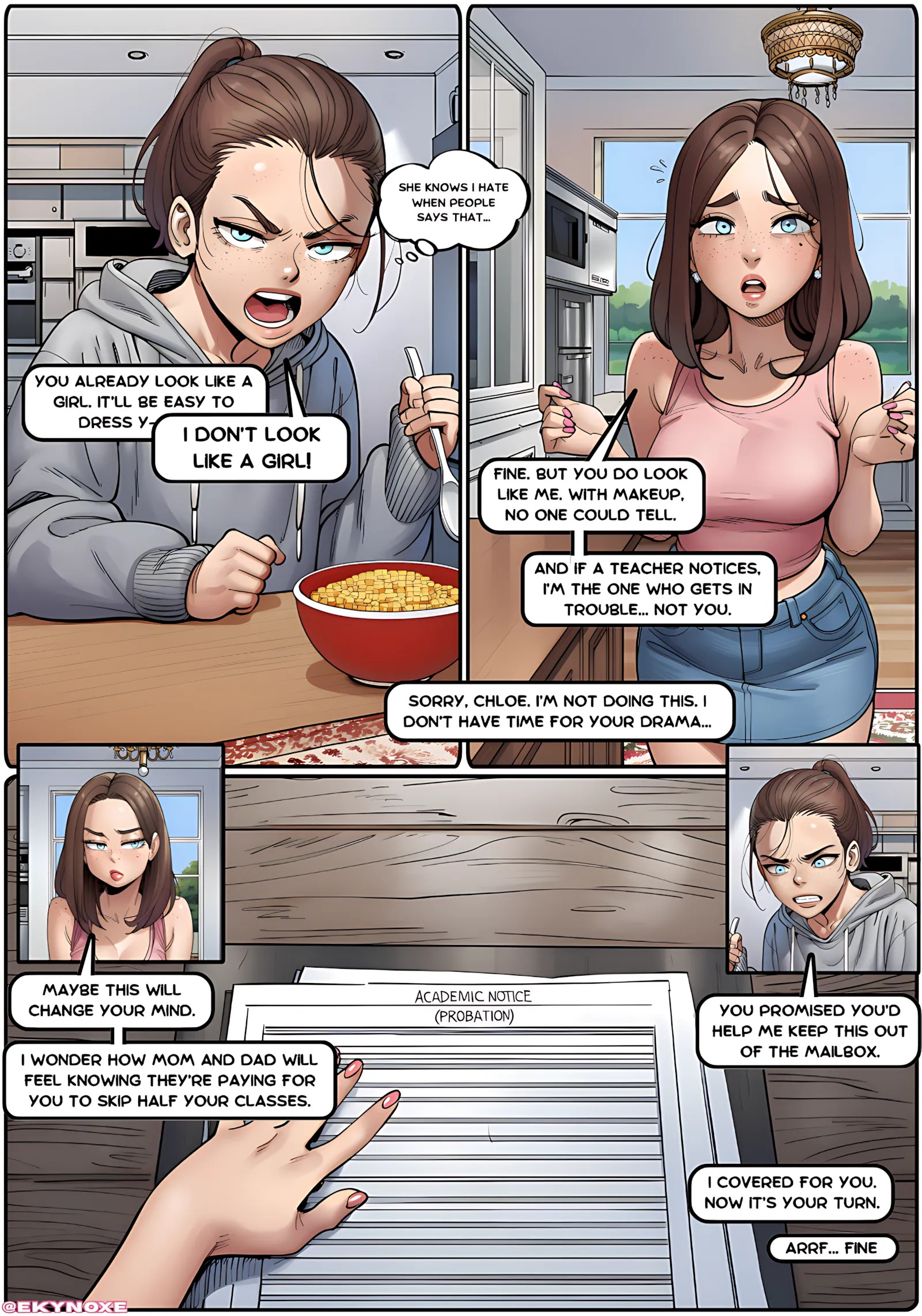 Twin Sisters [AI Gen] - 1. Twin Sisters [Ekynoxe] - Page 3