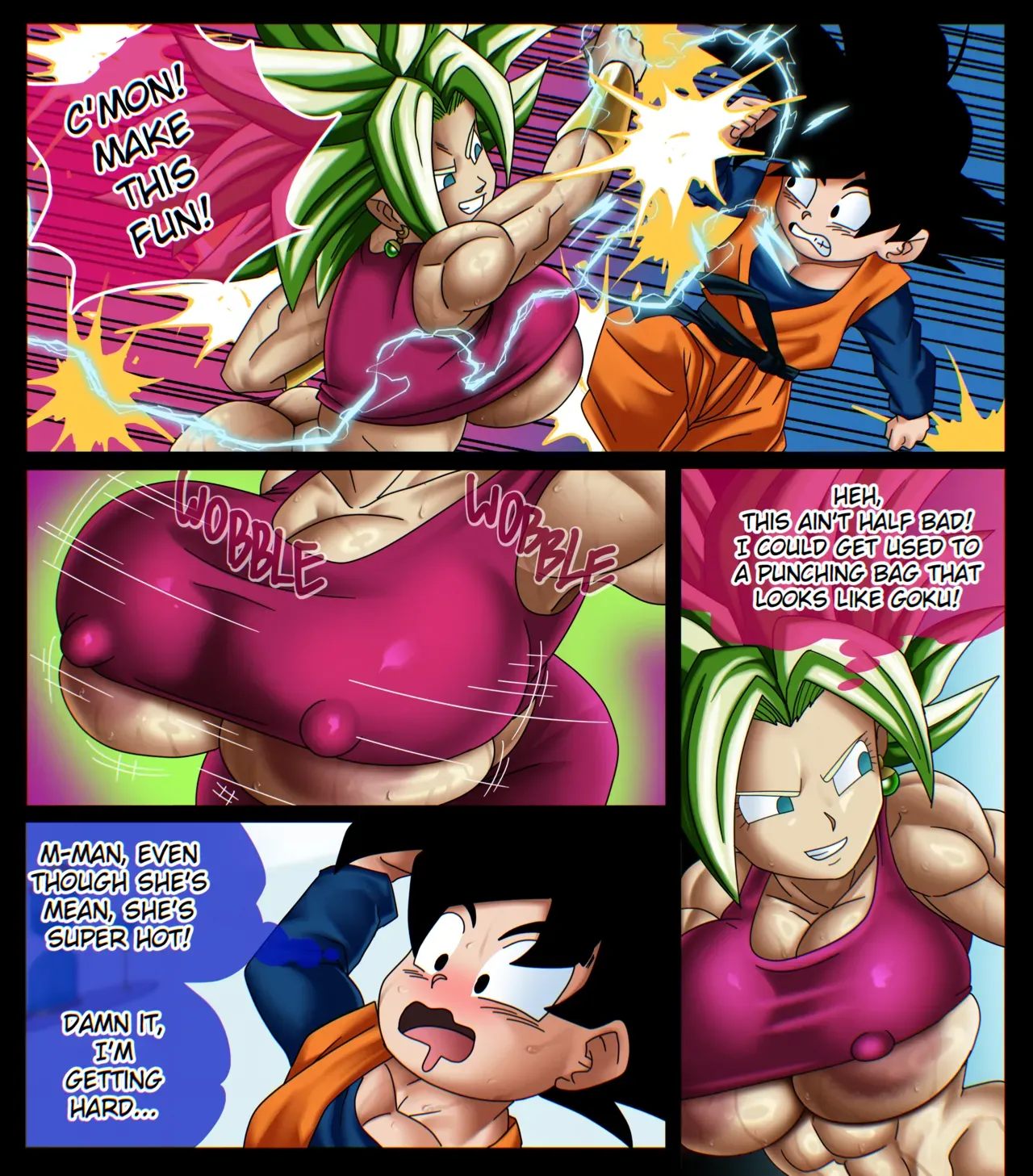 A Normal Bath – Android 18 x Goten - 2. Goten vs Kefla (Dragon Ball Super) - Page 4