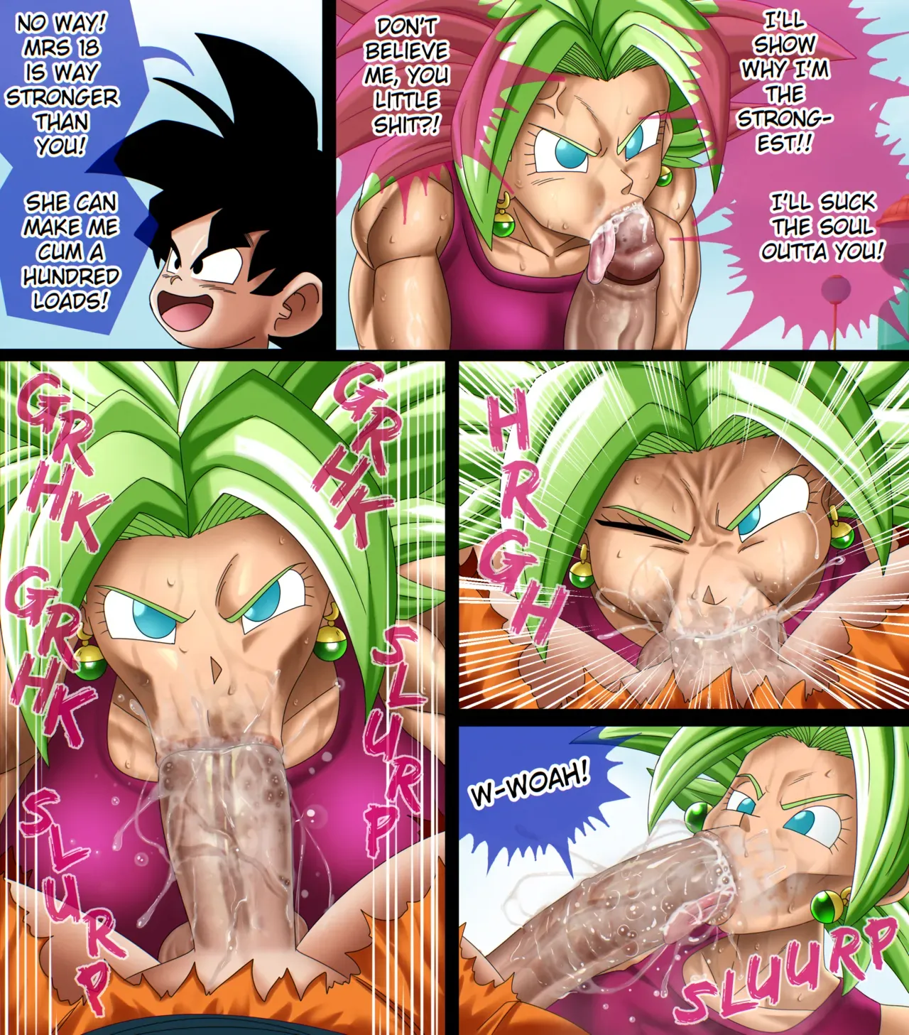 A Normal Bath – Android 18 x Goten - 2. Goten vs Kefla (Dragon Ball Super) - Page 7