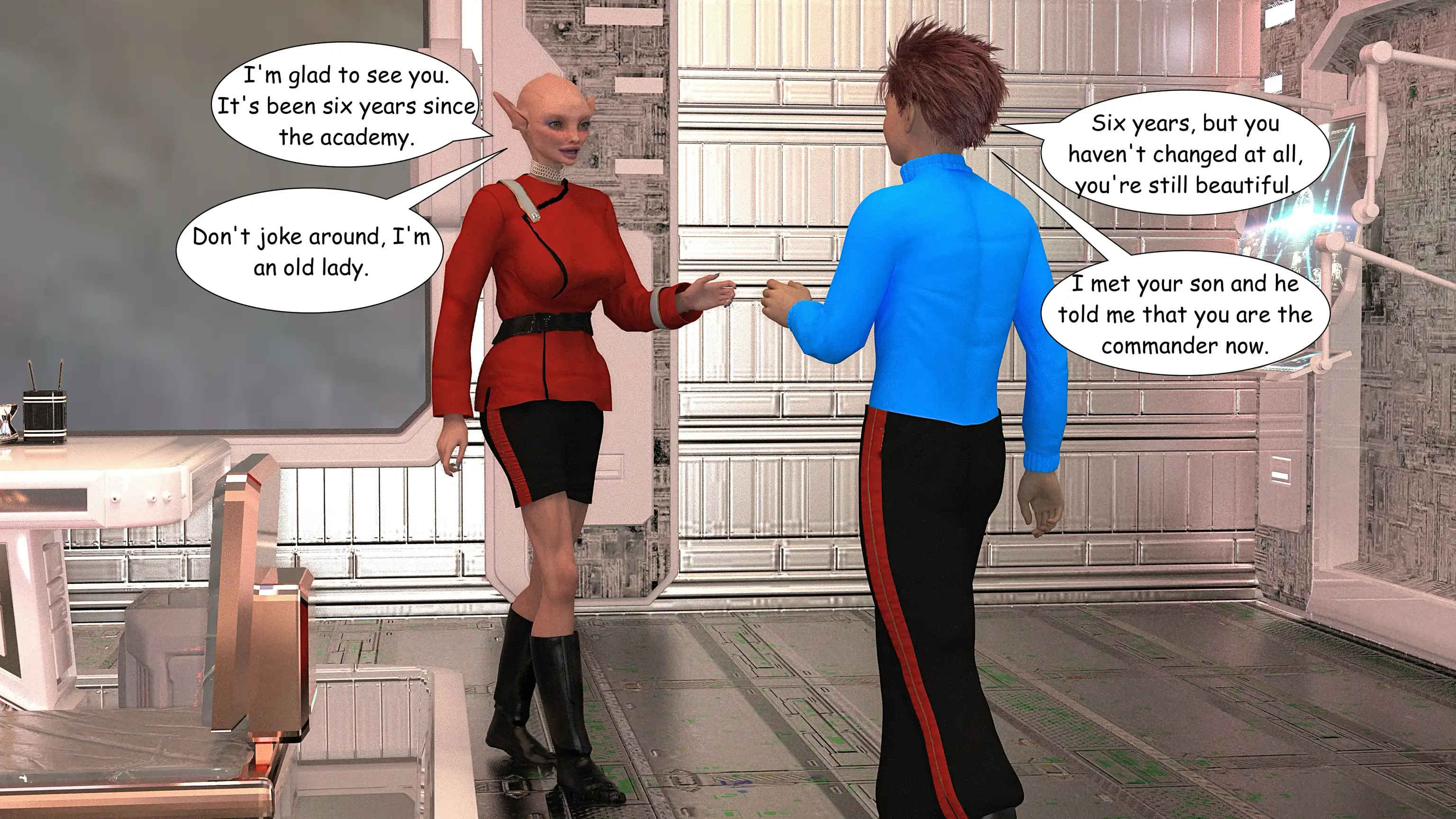 The Holodeck [VGer] - 1.2 . The Holodeck - Chapter 1 Part 2 - Page 5