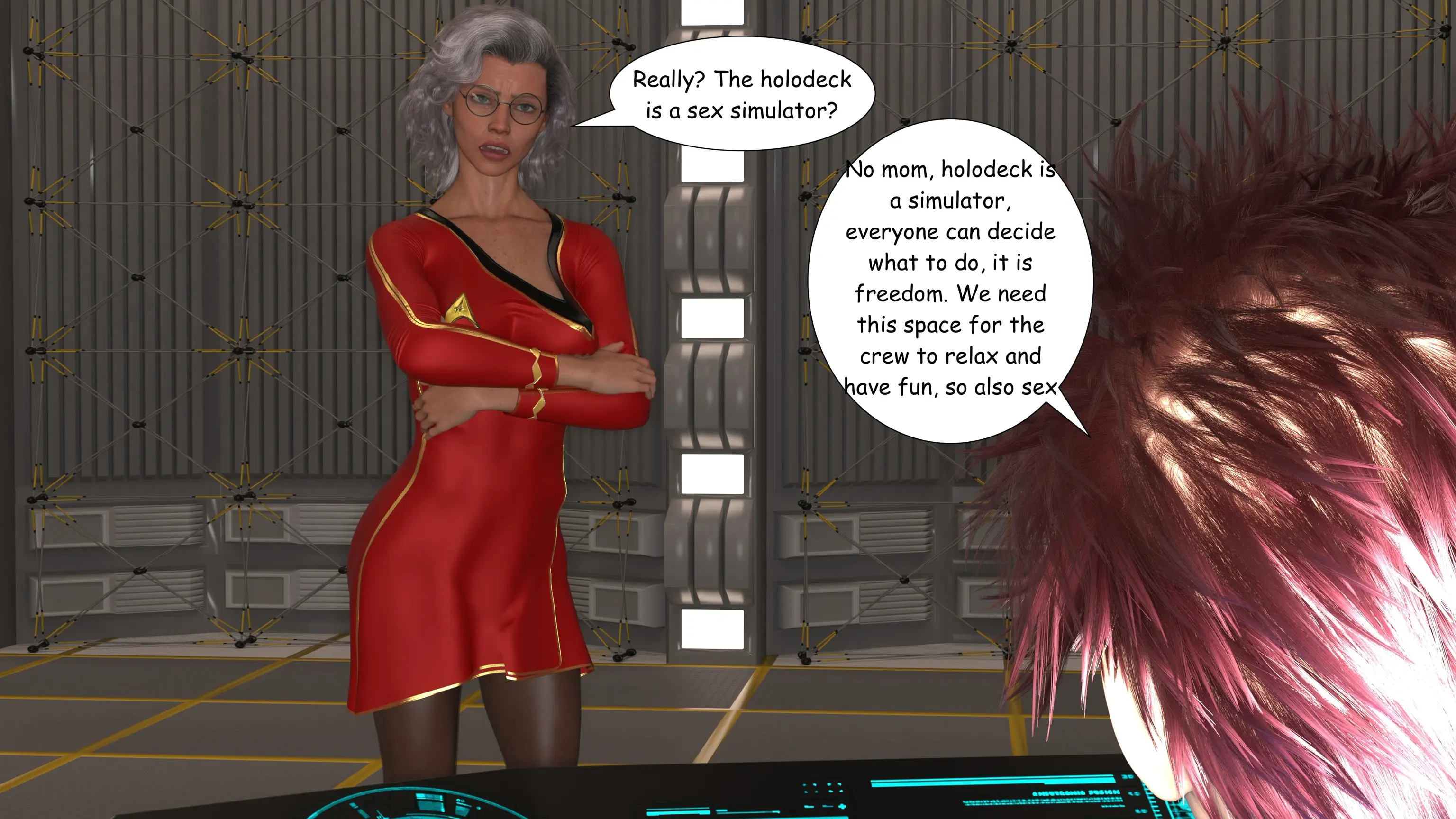The Holodeck [VGer] - 1.2 . The Holodeck - Chapter 1 Part 2 - Page 71