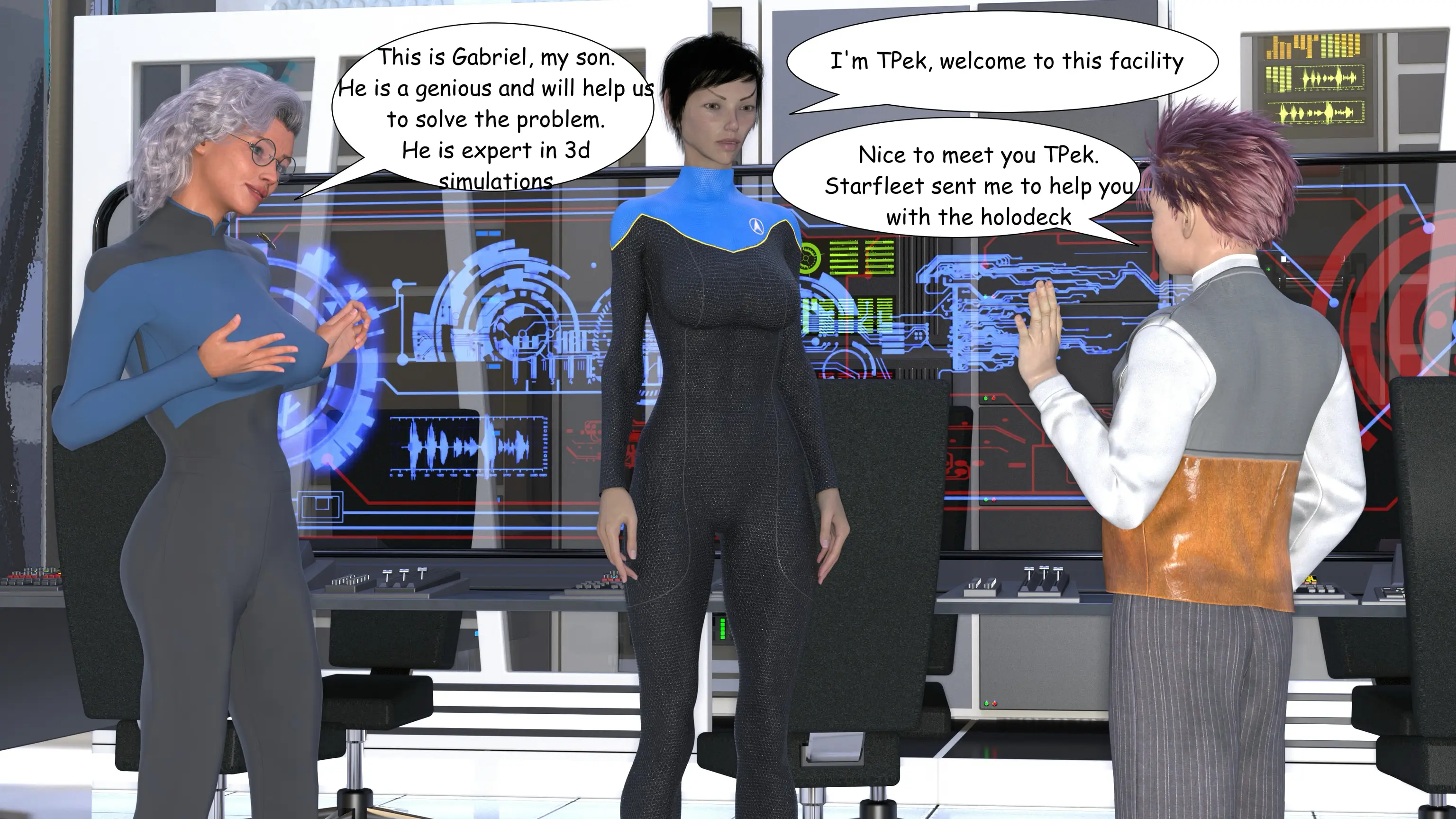 The Holodeck [VGer] - 1 . The Holodeck - Chapter 1 - Page 4