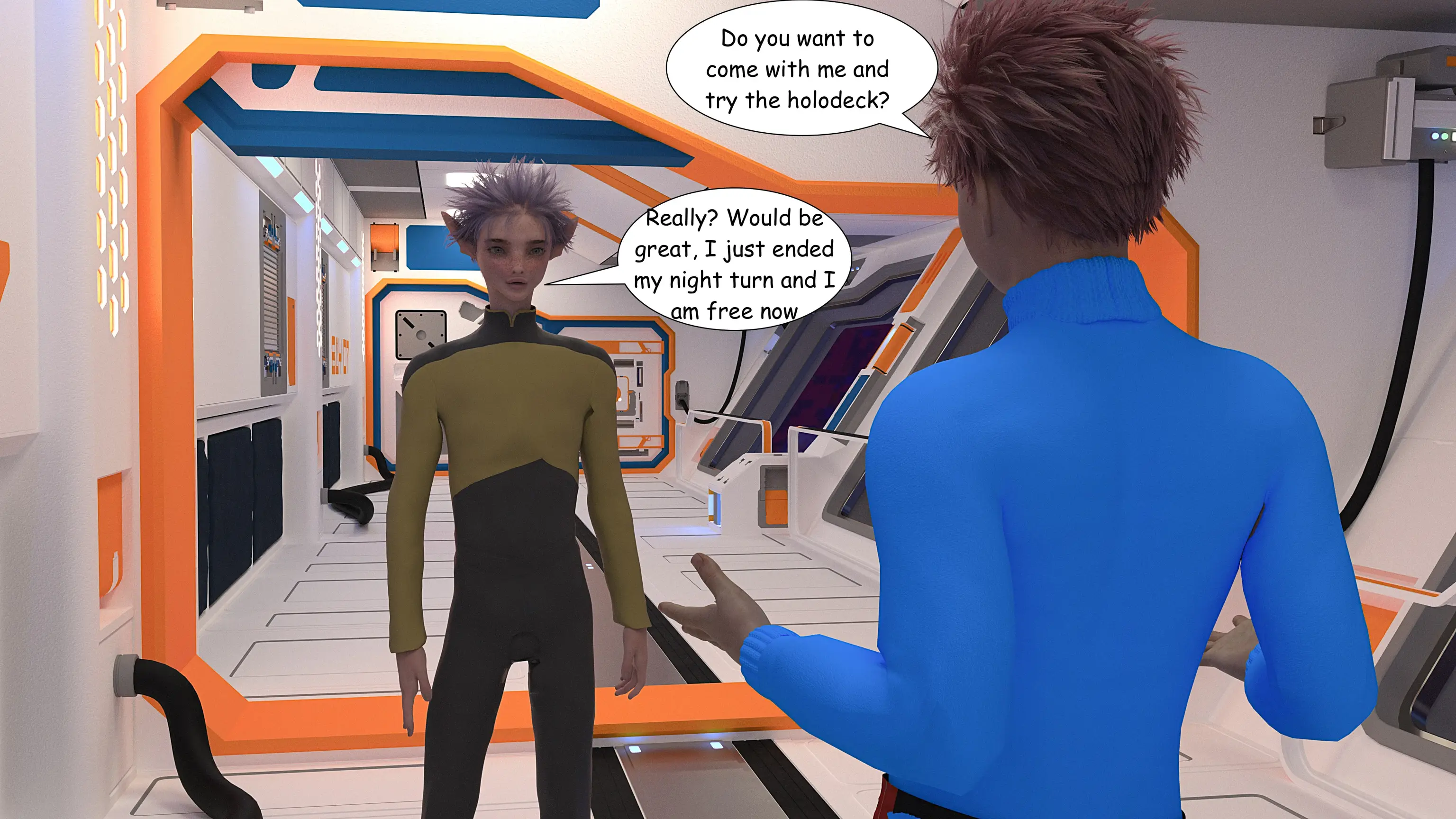 The Holodeck [VGer] - 1 . The Holodeck - Chapter 1 - Page 90