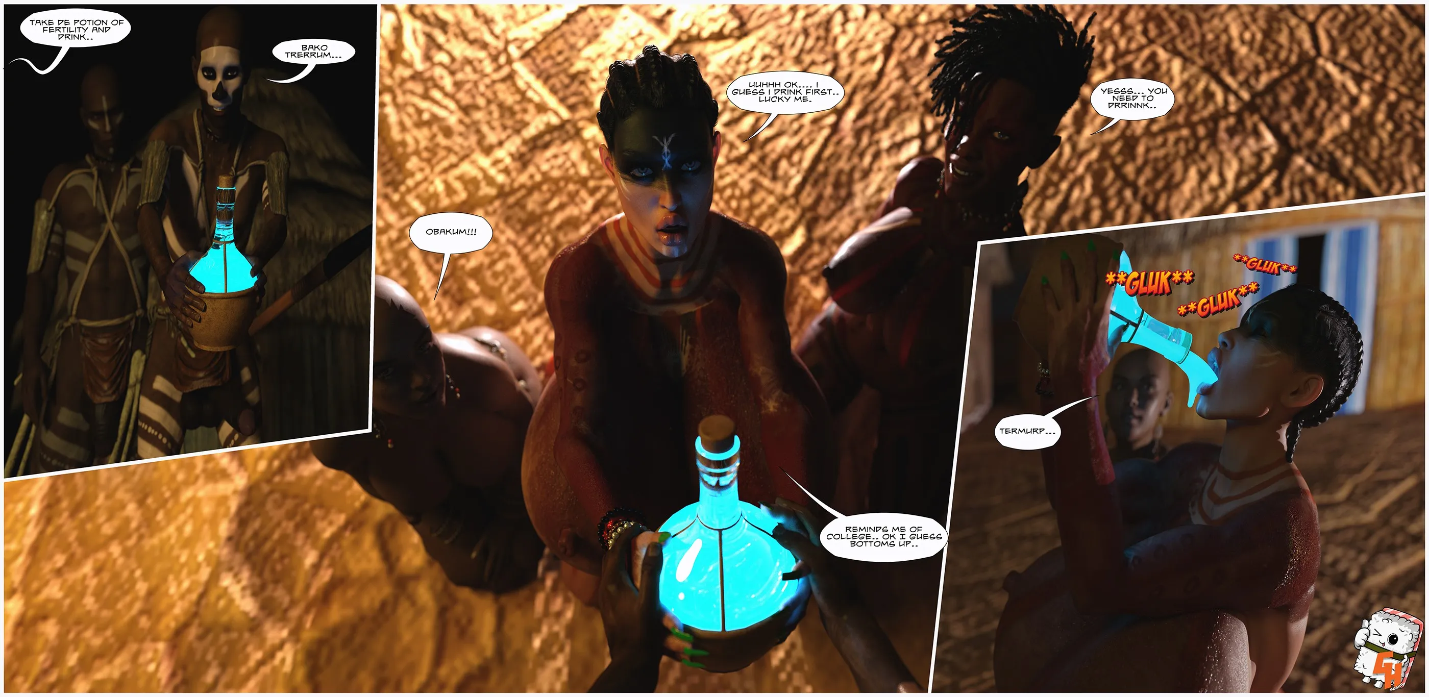Double trouble [GashouseSushiArt] - 2 . White Lutus - The Ritual - Page 25
