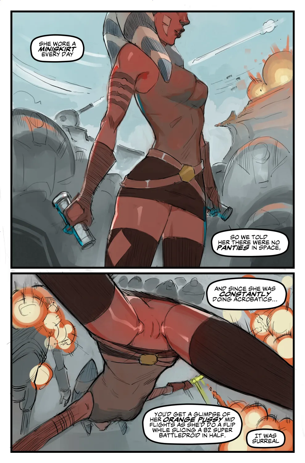 Carrie [Disclaimer] - 4. Obi Wan Tells Luke About Ahsoka Tano [Star Wars] - Page 3
